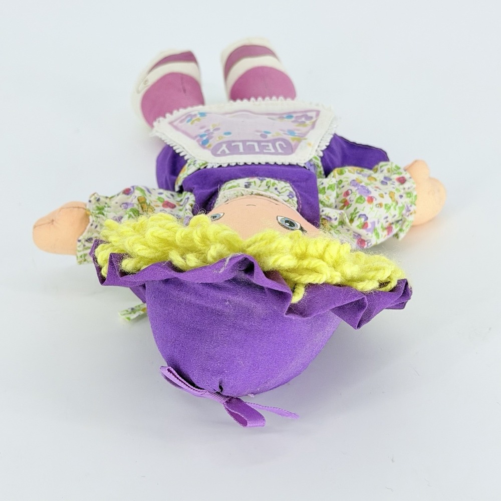 Amtoy Peanut Butter & Jelly Plush Dolls Set 1980 Vintage Rag Dolls 10in - Picture 11 of 16